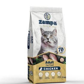 Zampa 15 kg Yetişkin Kediler İçin Tam ve Dengeli Tavuklu Kuru Mama