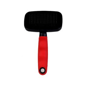 Zampa 16x9.5 cm Kırmızı Kedi ve Köpek İçin Mekanizmalı Kendini Temizleyen Tüy Toplama Fırçası