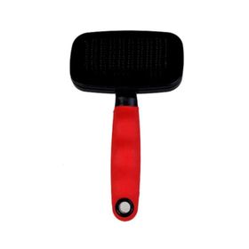 Zampa 16x9.5 cm Kırmızı Kedi ve Köpek İçin Mekanizmalı Kendini Temizleyen Tüy Toplama Fırçası