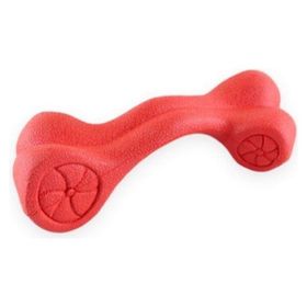 Zampa 17 cm Rubber Köpekler İçin Kırmızı Tekerlek Ödül Oyuncağı