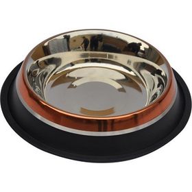 Zampa 24 Oz Kaymaz Tabanlı İki Renkli Köpek Mama-Su Kabı