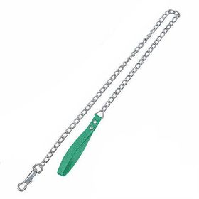 Zampa 3.5 mm x 120 cm Yumuşak Dokulu Yeşil Köpek Gezdirme Zinciri