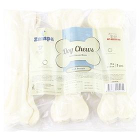 Zampa 3'lü 50-55 gr Beyaz Press Kemik Köpek Ödülü