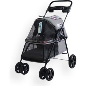 Zampa 46x85x91.5 cm Gri Tourist Kedi ve Köpek Arabası