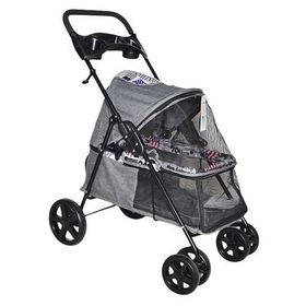 Zampa 46x85x91.5 cm Gri Tourist Kedi ve Köpek Arabası