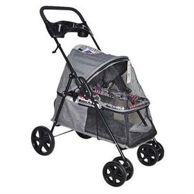 Zampa 46x85x91.5 cm Gri Tourist Kedi ve Köpek Arabası