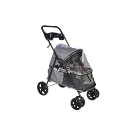 Zampa 46x85x91.5 cm Gri Tourist Kedi ve Köpek Arabası