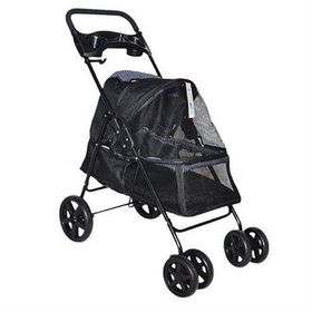 Zampa 46x85x91.5 cm Siyah Tourist Kedi ve Köpek Arabası