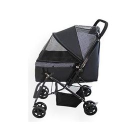 Zampa 52x76.5x95 cm Siyah Nova Kedi ve Köpek Gezdirme Arabası