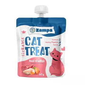Zampa 60 gr Puding Dana Etli Morina Balıklı Kedi Ödülü