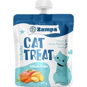 Zampa 60 gr Puding Somon Ton Balıklı Kedi Ödülü