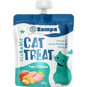 Zampa 60 gr Puding Ton Balıklı Tavuklu Kedi Ödülü