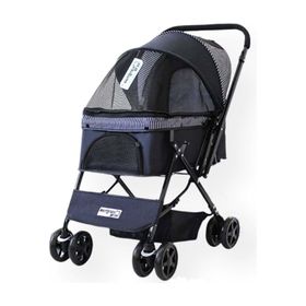 Zampa BL08-B 52x76.5x95 cm Siyah Nova Kedi ve Köpek Gezdirme Arabası