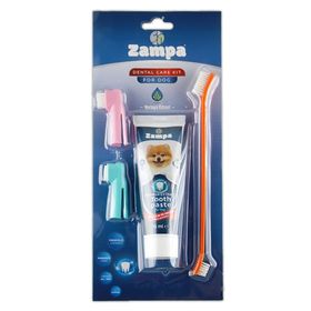 Zampa Köpekler için 22 cm 70 gr Diş Fırçalama Seti