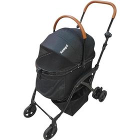 Zampa Orbit Siyah 50x70x100 cm Kedi ve Köpek Arabası