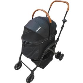 Zampa Orbit Siyah 50x70x100 cm Kedi ve Köpek Arabası