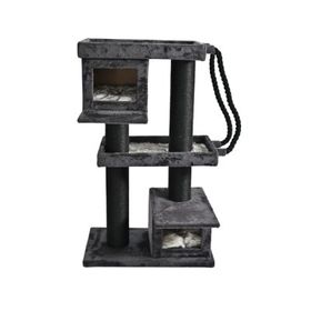 Zampa Pawrise Tırmalama Tahtalı 77x45x128 cm Kedi Evi
