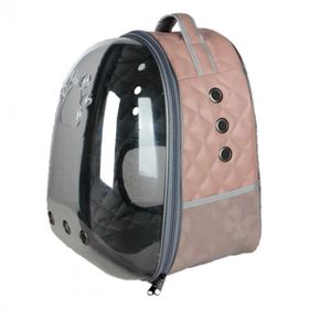 Zampa Pelle Astronot Deri Somon 28x33x41 cm Taşıma Çantası