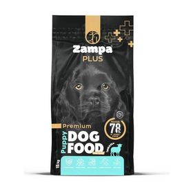 Zampa Plus Yavru Köpekler İçin Kuzu Etli ve Pirinçli 15 kg Premium Kuru Mama