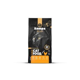 Zampa Plus Yetişkin Kediler Tavuk Etli 1.5 kg Premium Kuru Mama