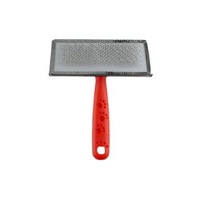 Zampa Slikon Top Başlıklı Large 14 x 11.5 cm Kırmızı Kedi ve Köpek Fırçası