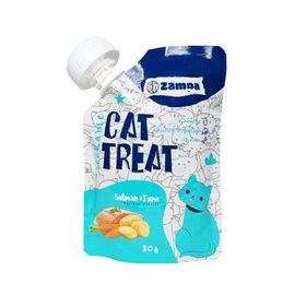Zampa Somon ve Ton Balıklı 80 gr Kedi Ödül Pudingi