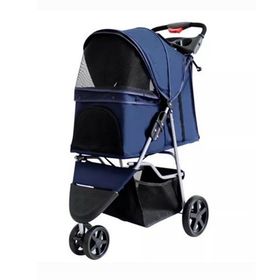 Zampa SP03P-N Triboro Lacivert 45x80x90 cm Kedi ve Köpek Arabası
