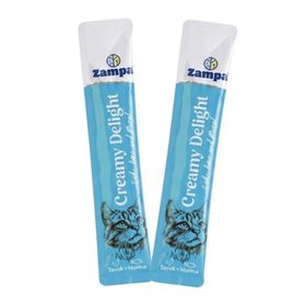Zampa Tavuk&Yılan Balığı Creamy Delight 2x16 gr Kedi Ödülü