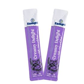 Zampa Tuna&Yengeç Creamy Delight 2x16 gr Kedi Ödülü