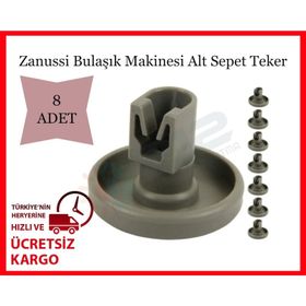 Zanussi ZDS12001WA Bulaşık Makinesi 8 Adet Alt Sepet Tekerleği