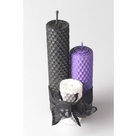 Zarias's Exclusive Siyah Beyaz Koleksiyonu Mor Set Balmumu