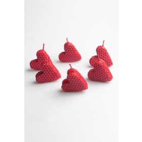 Zarias's Kutulu Kalp Tealight 6'lı Balmumu