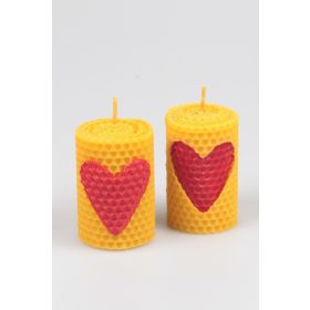 Zarias's Kutulu My Heart With You Sarı 2'li Balmumu