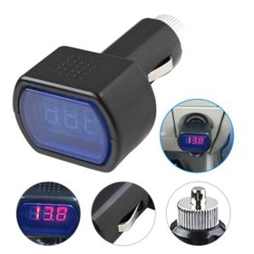 Zauss 12-24V Dijital Oto Araç Çakmaklık Akü Volt Ölçer Akü Voltmetre