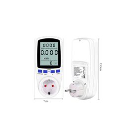 Zauss 220V Priz Dijital Wattmetre Enerji Sarfiyat Ölçer Tüketim Ölçer