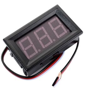 Zauss Dc 0-30 V 3 Kablolu Kırmızı 0.56 Led Dijital Panel Voltmetre