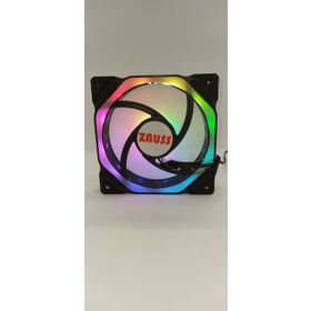 Zauss ZX-400 İçi Dışı Hareketli Sekizgen 3 Renk Hareketli Rgb 12 cm Fanı 0.3A Kasa Mining Fanı