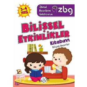 ZBG 3-4 Yaş Bilişsel Etkinlikler Kitabım - Kukla Yayınları