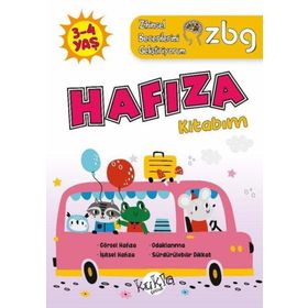 ZBG 3-4 Yaş Hafıza Kitabım - Zihinsel Becerilerimi Geliştiriyorum - Kukla Yayınları