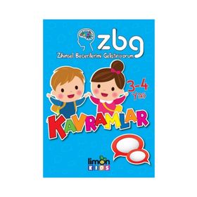 ZBG Zihinsel Becerilerimi Geliştiriyorum 3 4 Yaş Matematik-Limon Kids Yayınları