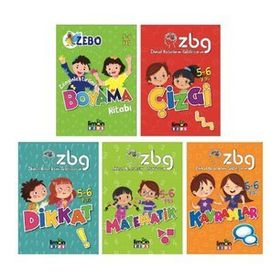 ZBG Zihinsel Becerilerimi Geliştiriyorum 5 6 Yaş Matematik-Limon Kids Yayınları