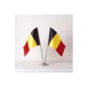ZC Bayrak 15x22,5 cm Saten Kumaş Dijital Baskı Belçika Bayrak