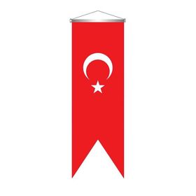 ZC Bayrak Saten Kırlangıç Flama Türk Bayrağı