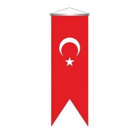 ZC Bayrak Saten Kırlangıç Flama Türk Bayrağı