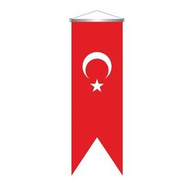 ZC Bayrak Saten Kırlangıç Flama Türk Bayrağı