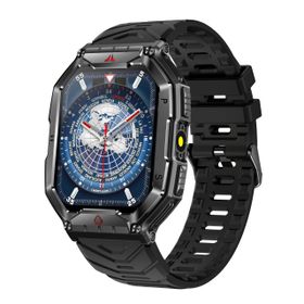 Zcwatch V0623 Outdoor Military Siyah Akıllı Saat