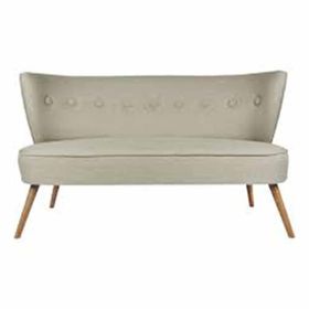 Ze10 Design Bienville Loveseat Gri İkili Koltuk