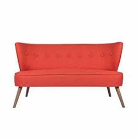 Ze10 Design Bienville Loveseat Kiremit İkili Koltuk