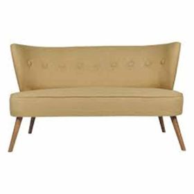 Ze10 Design Bienville Loveseat Sütlü Kahve İkili Koltuk