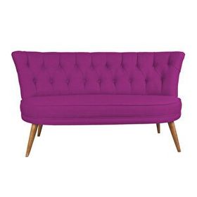 Ze10 Design Richland Loveseat Mor İkili Kanepe